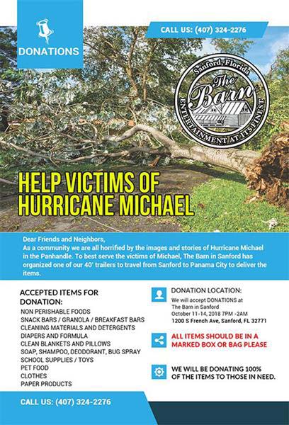 Hurricane Michael Charity