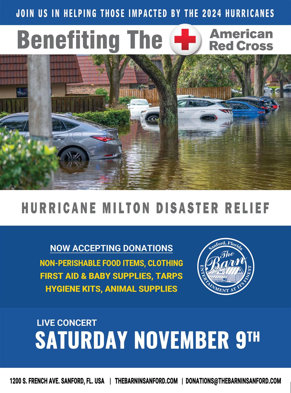 Hurricane Milton: Benefiting the Red Cross